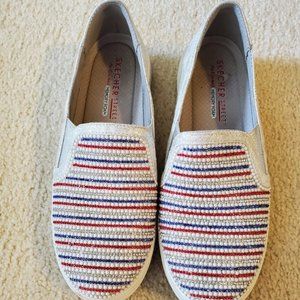 Skechers, Size 7, Bedazzled Slip on Sneakers